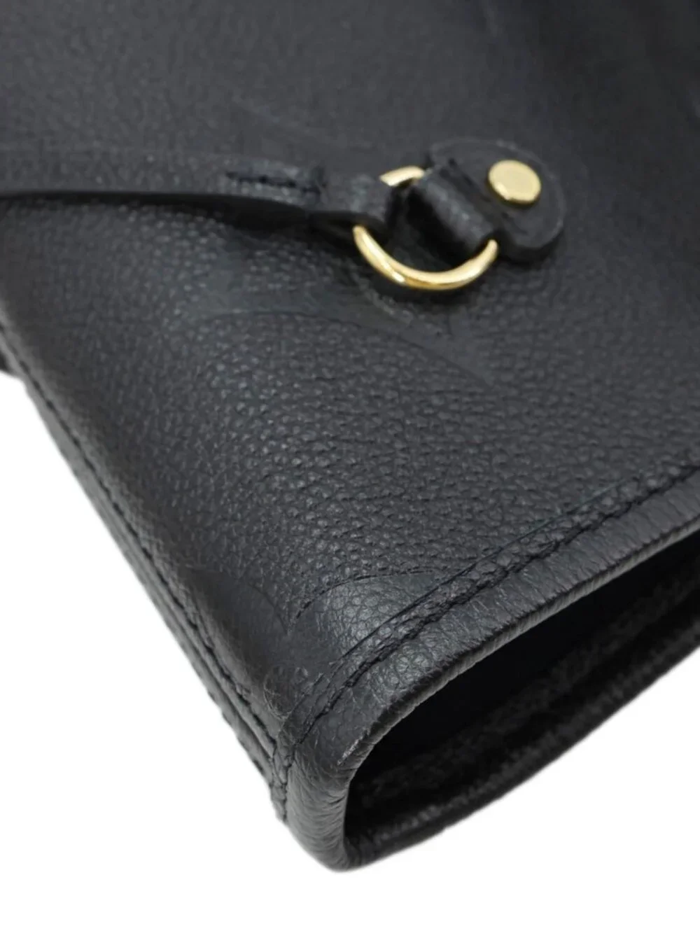 Louis Vuitton Neverfull MM Monogram Empreinte Tote Bag Black